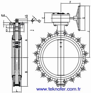 lug kelebek vana 201-301 teknik resim 2