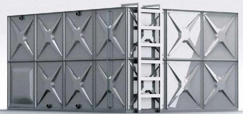 1,25 m³ Galvaniz Modüler Su Deposu