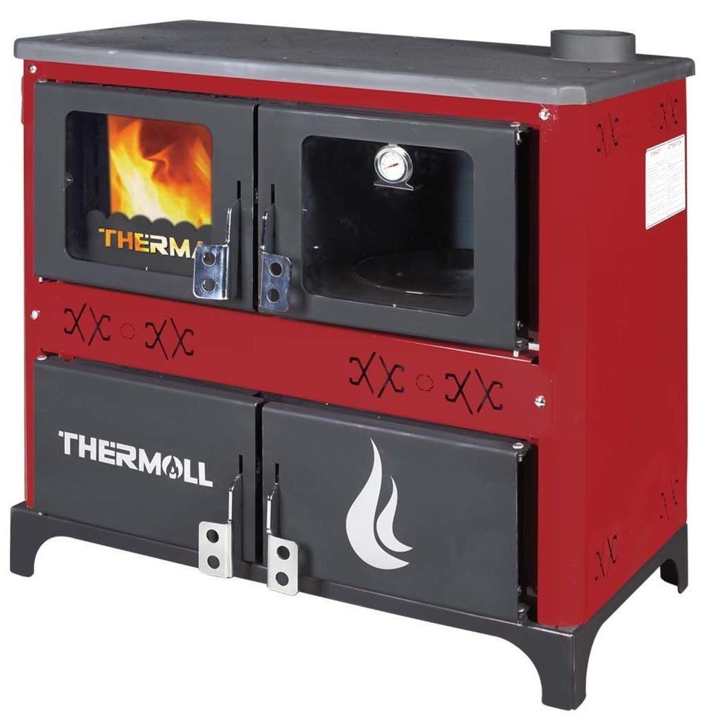 YSK25 Kuzineli Şömineli Kalorifer Sobası