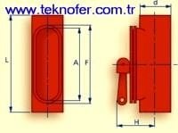 Pik Döküm Boru Mafsal Kapaklı Temizleme Kapağı