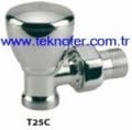 Radyatör Vanası Fiyatları (Köşe Tip) T25C